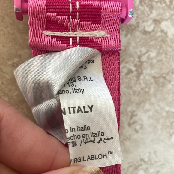 Off-White belt in pink main image 7